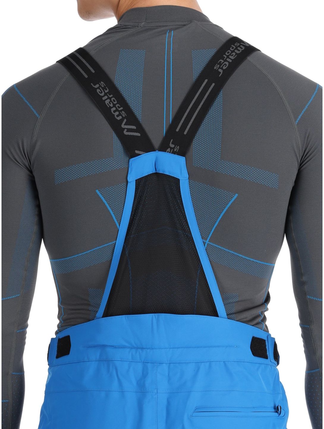 Maier Sports, Anton 2.1 BA Skibroek Gevoerd heren Imperial Blue Blauw 