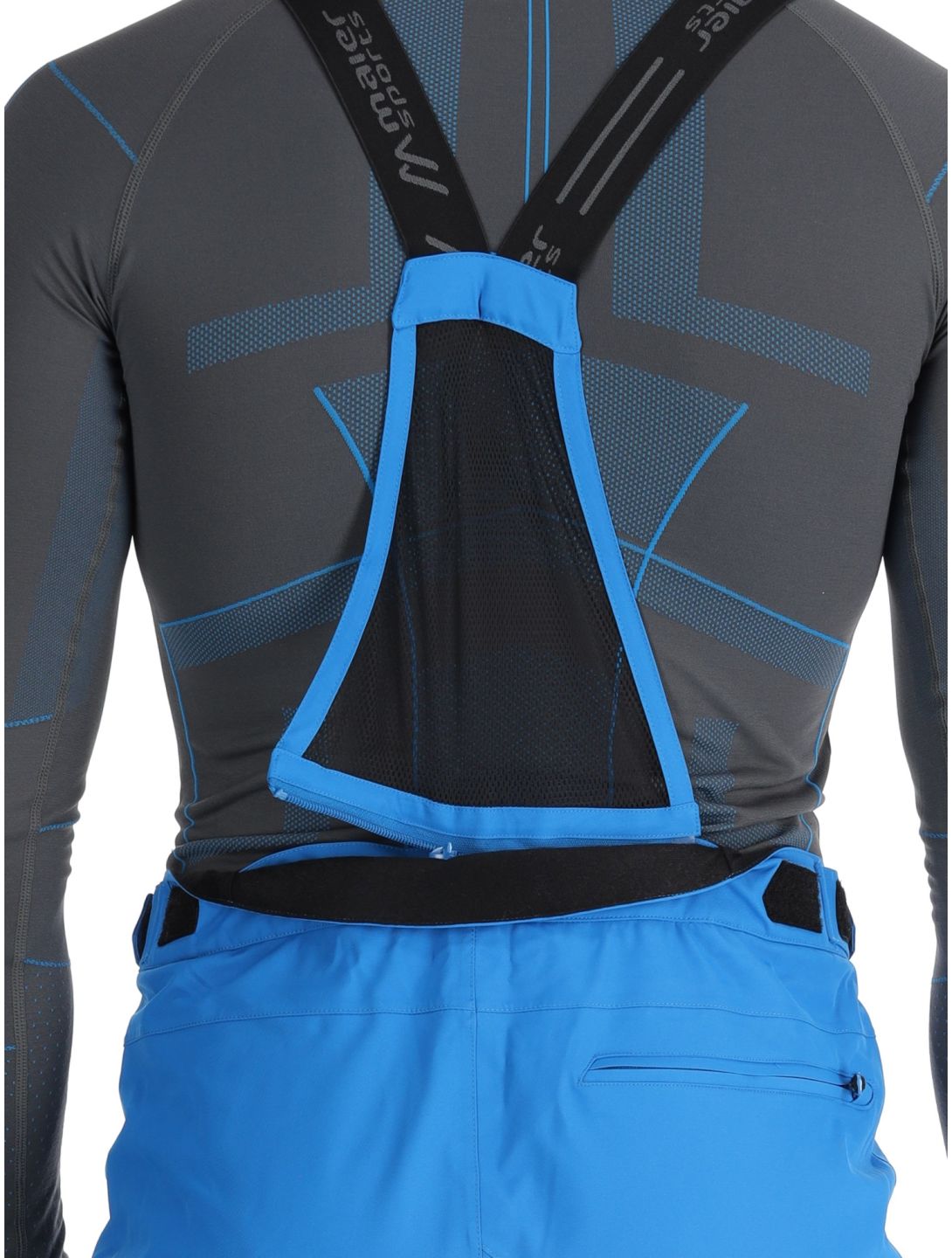 Maier Sports, Anton 2.1 BA Skibroek Gevoerd heren Imperial Blue Blauw 