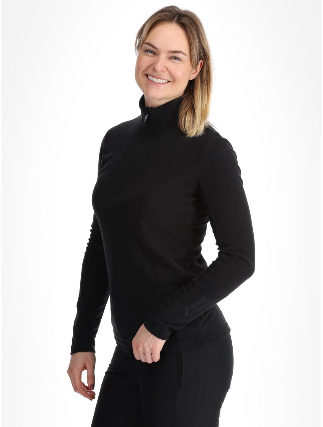 Maier Sports, Denise Hz W GA Ski pully dames Black Zwart 