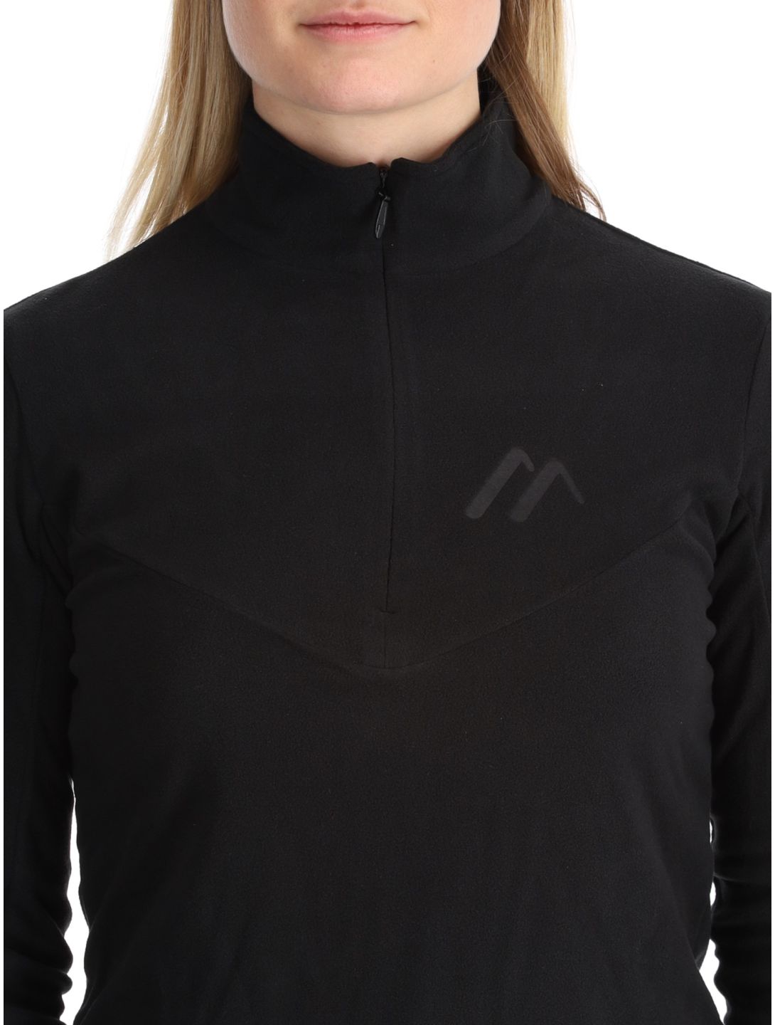 Maier Sports, Denise Hz W GA Ski pully dames Black Zwart 