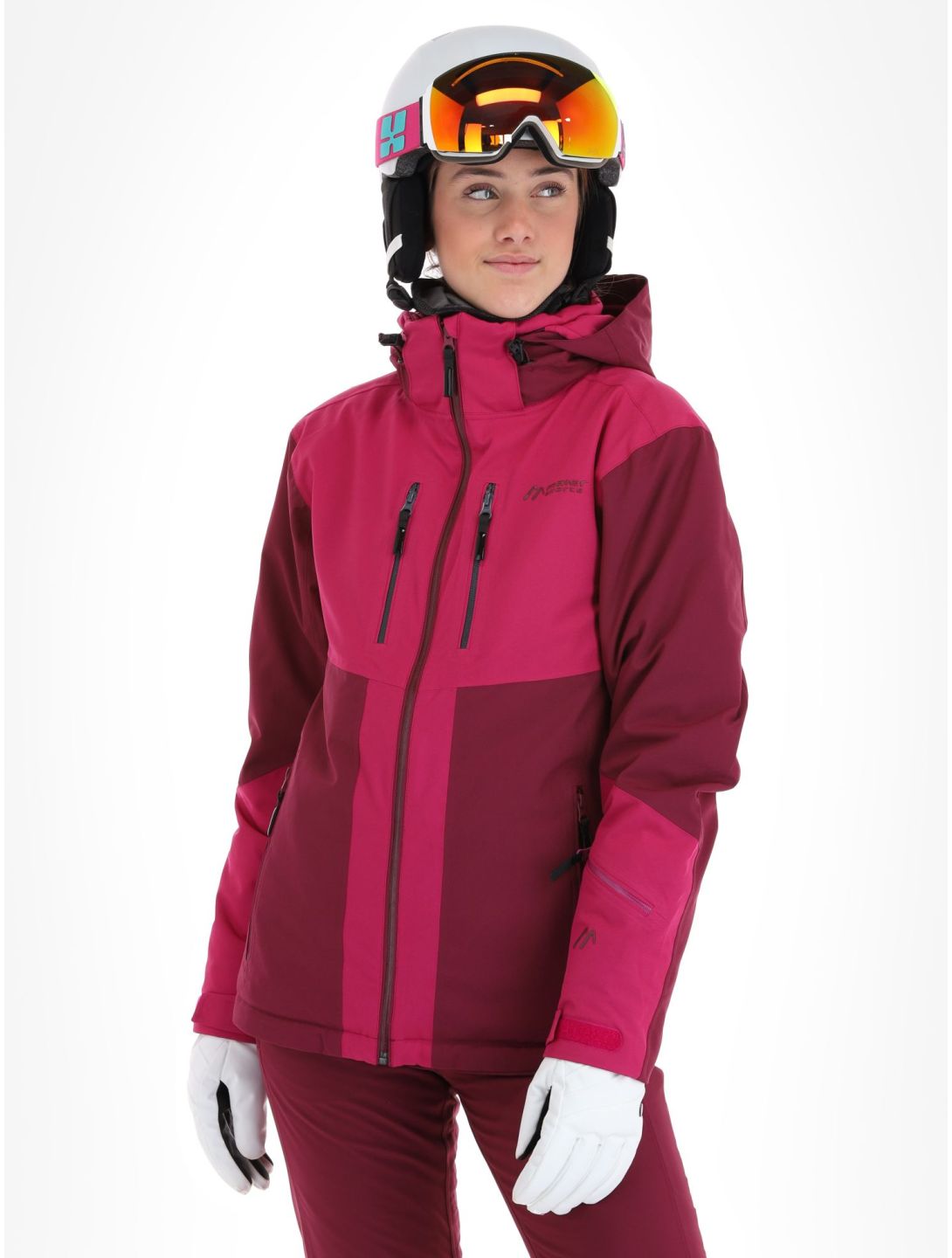 Maier Sports, Pinilla ski-jas dames Cherry/Magenta bordeaux, paars 