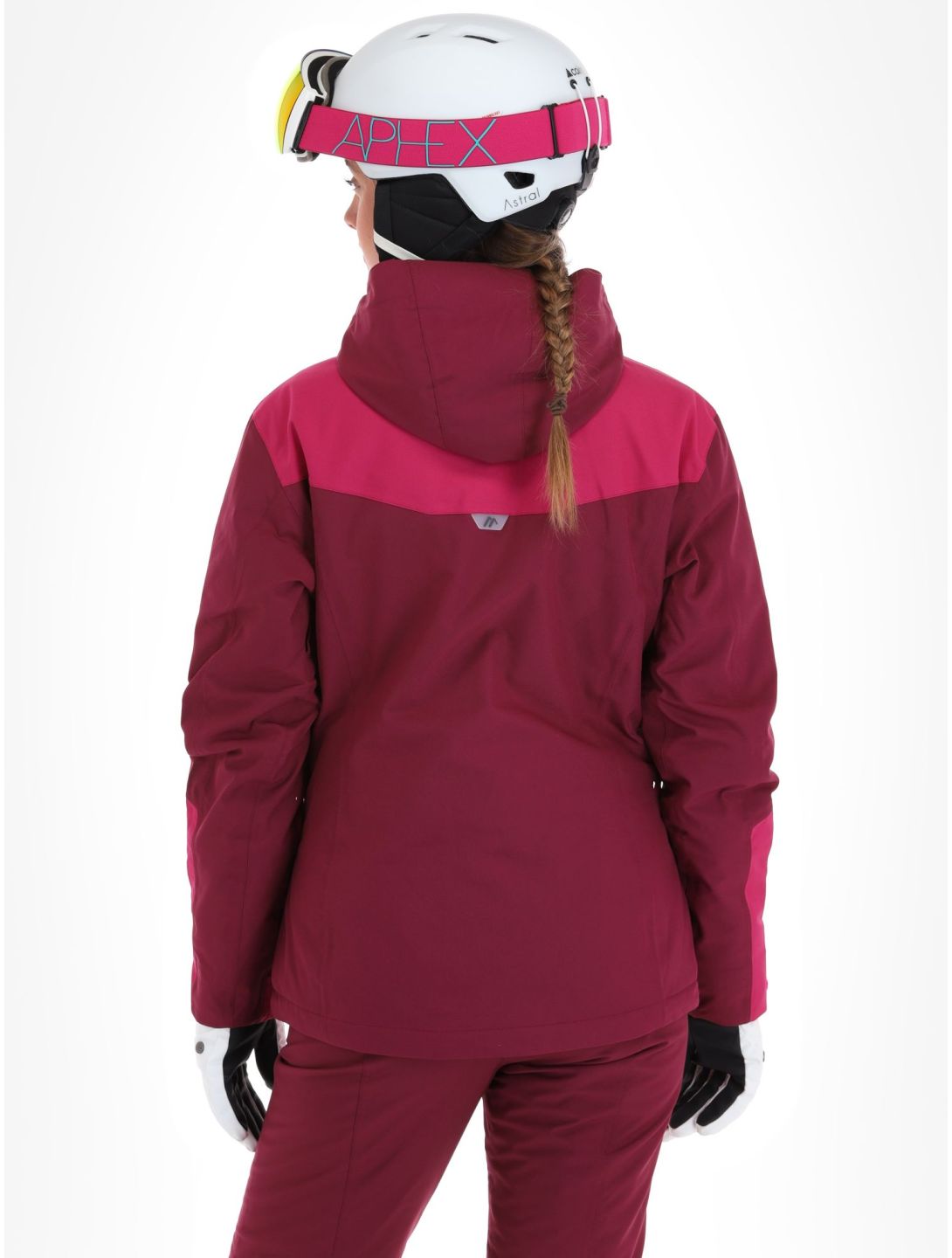 Maier Sports, Pinilla ski-jas dames Cherry/Magenta bordeaux, paars 