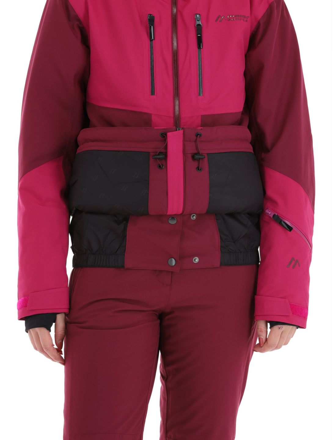 Maier Sports, Pinilla ski-jas dames Cherry/Magenta bordeaux, paars 