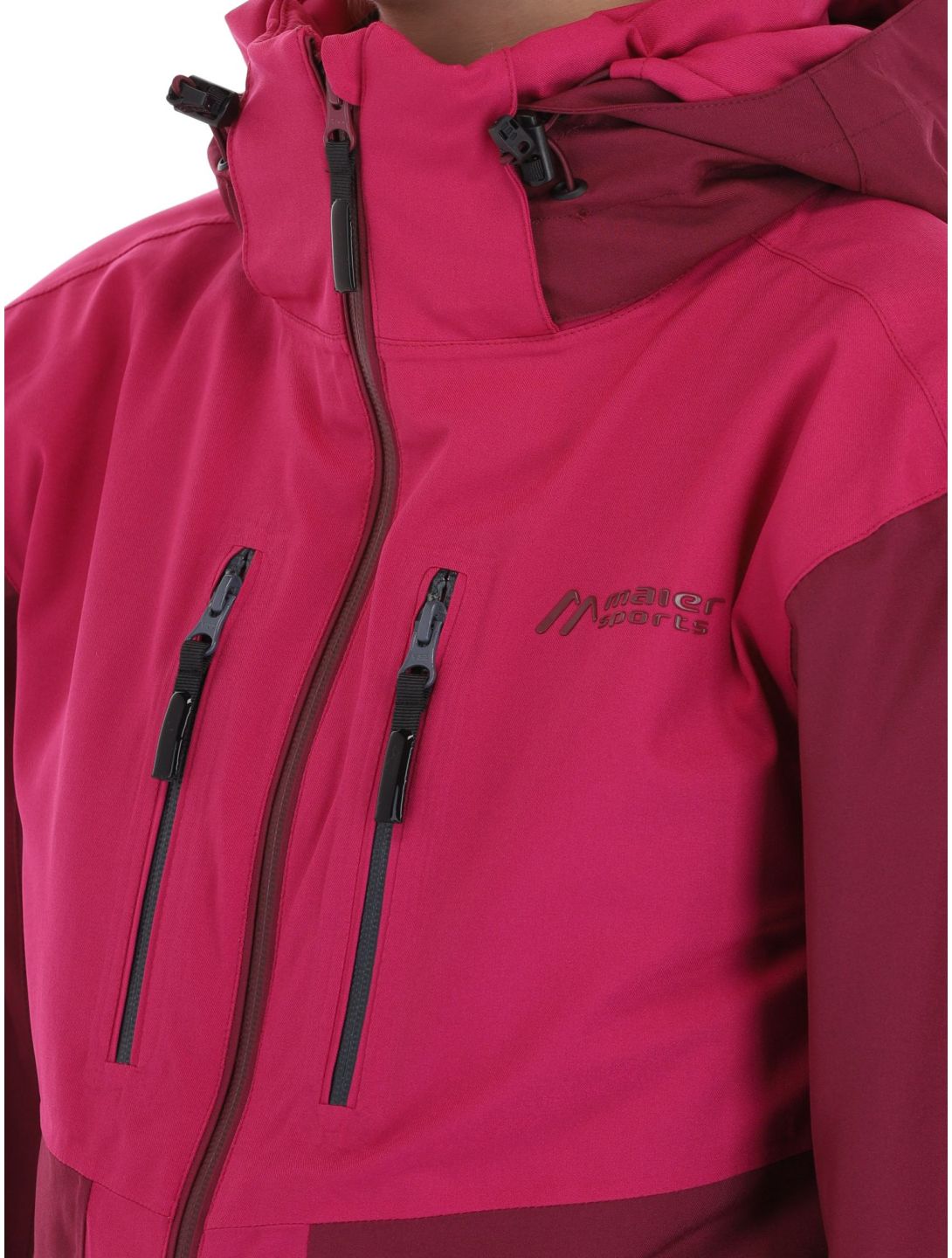 Maier Sports, Pinilla ski-jas dames Cherry/Magenta bordeaux, paars 