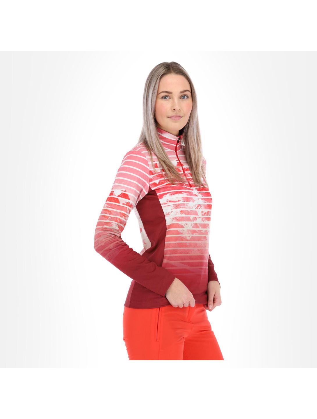 Maier Sports, Tenya skipully dames print Rood