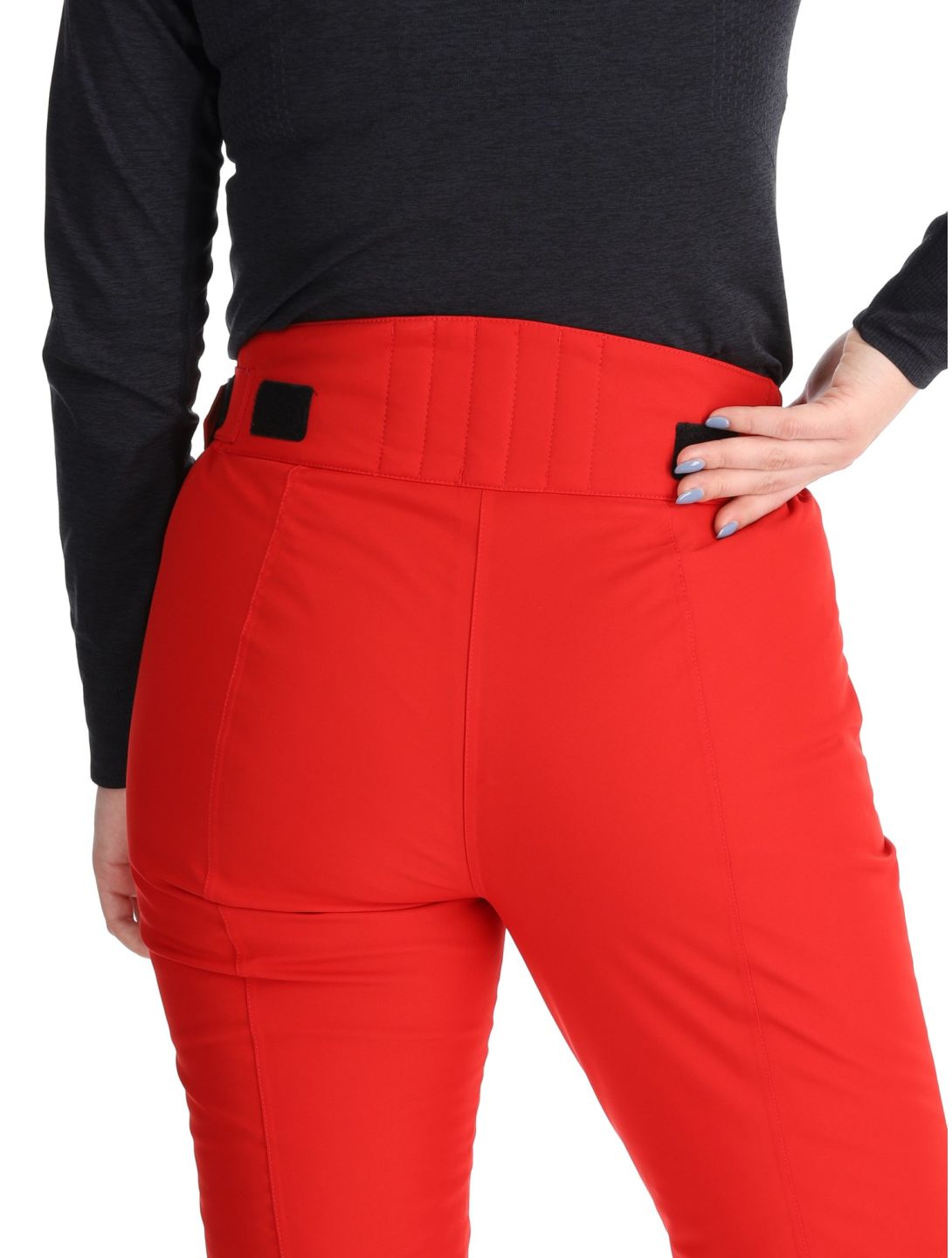 Maier Sports, Vroni Slim 2.0 BA Skibroek Gevoerd dames Salsa Rood 