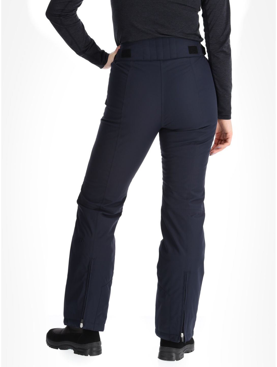 Maier Sports, Vroni Slim 2.0 BA Skibroek Gevoerd dames Night Sky Blauw 