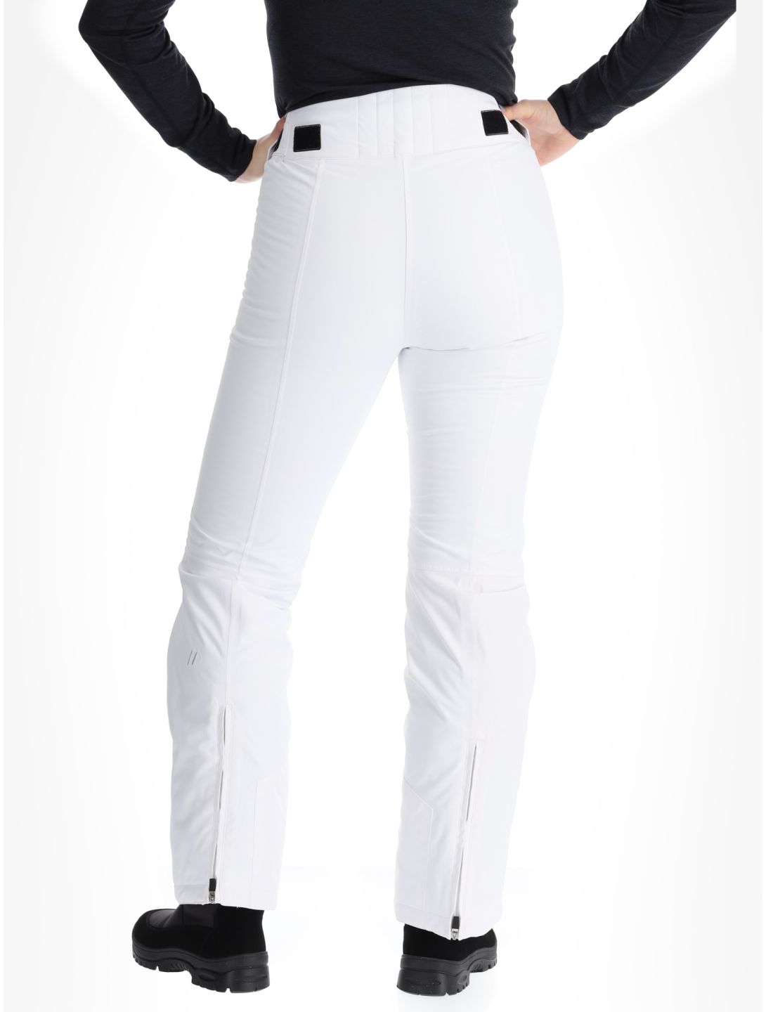 Maier Sports, Vroni Slim 2.0 BA Skibroek Gevoerd dames White Wit 