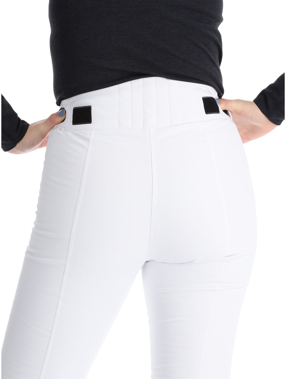 Maier Sports, Vroni Slim 2.0 BA Skibroek Gevoerd dames White Wit 