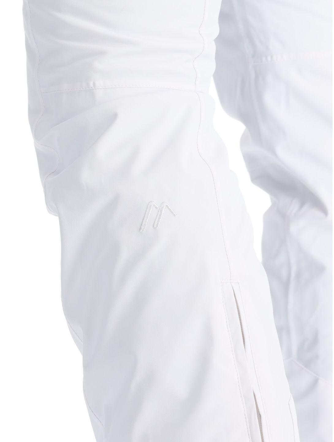 Maier Sports, Vroni Slim 2.0 BA Skibroek Gevoerd dames White Wit 