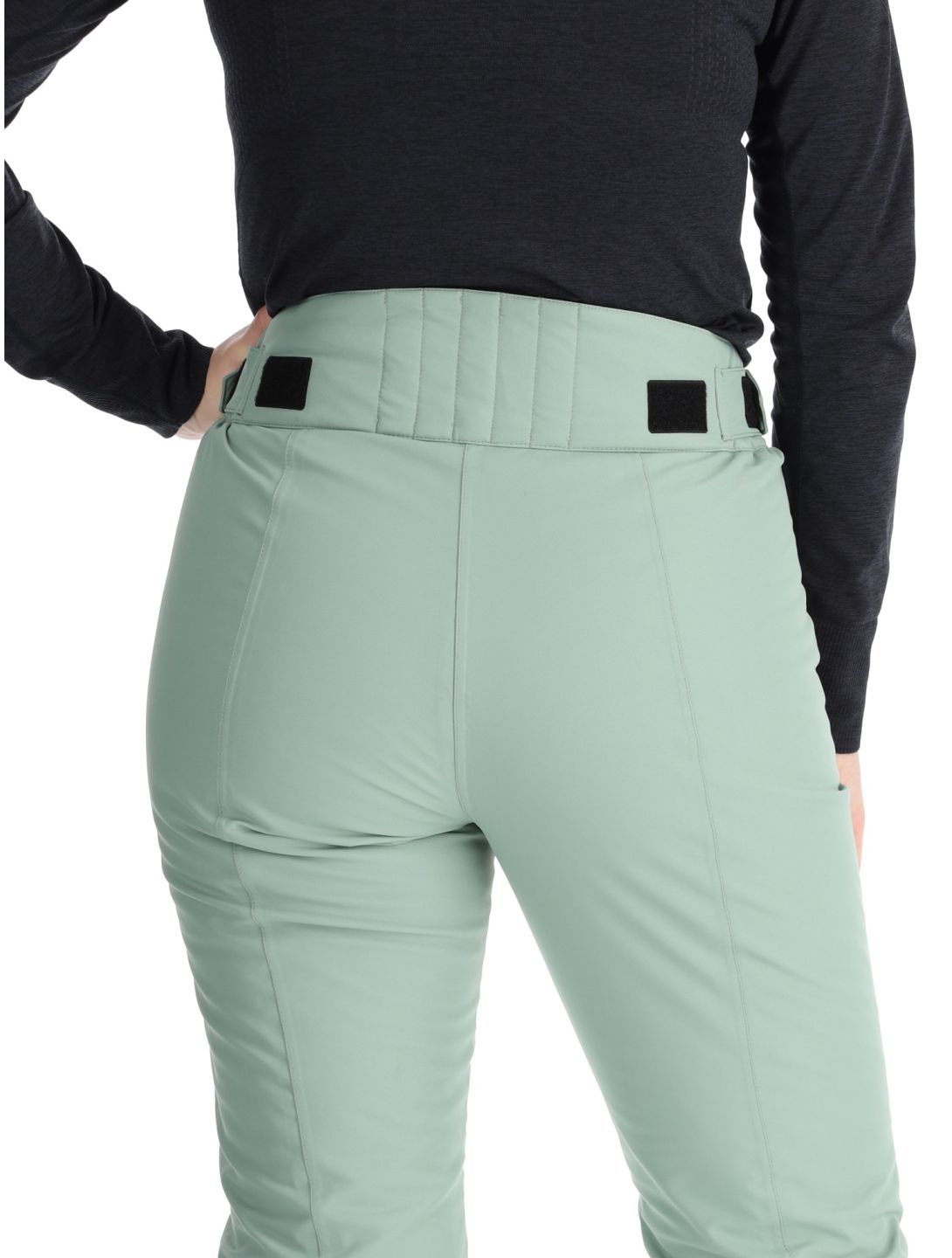 Maier Sports, Vroni Slim 2.0 BA Skibroek Gevoerd dames Luscious Moss Groen 