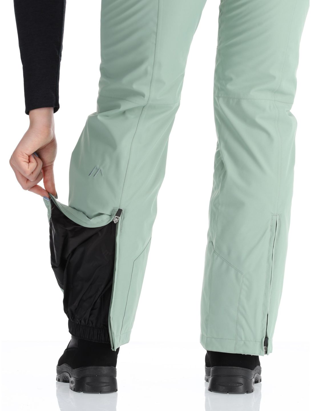 Maier Sports, Vroni Slim 2.0 BA Skibroek Gevoerd dames Luscious Moss Groen 