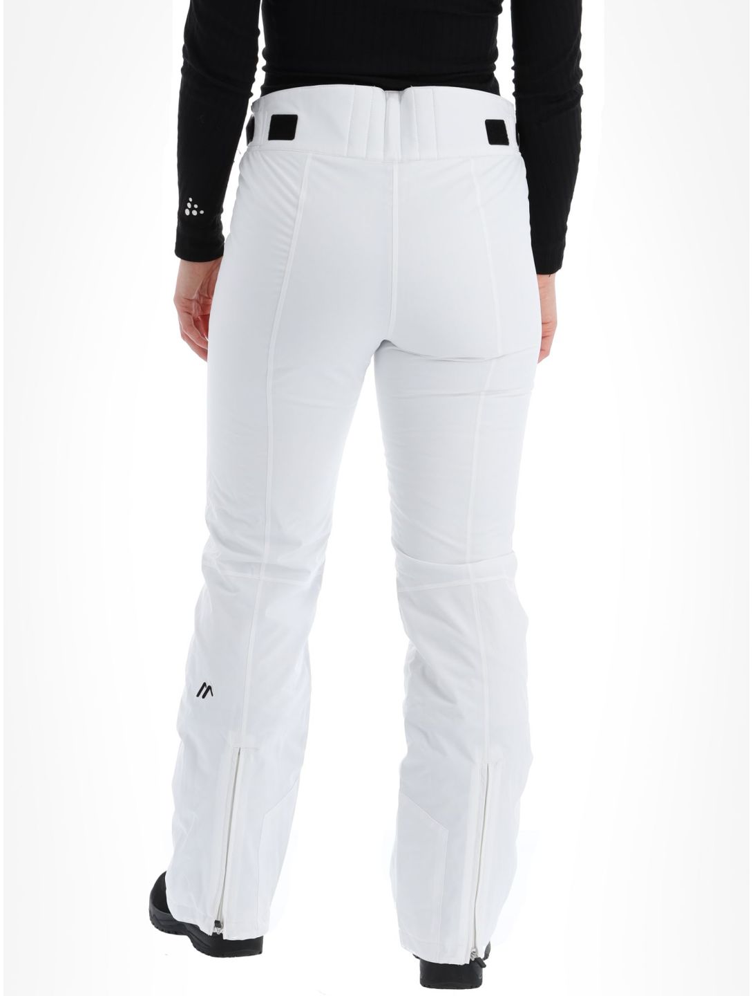 Maier Sports, Vroni slim skibroek dames White wit 