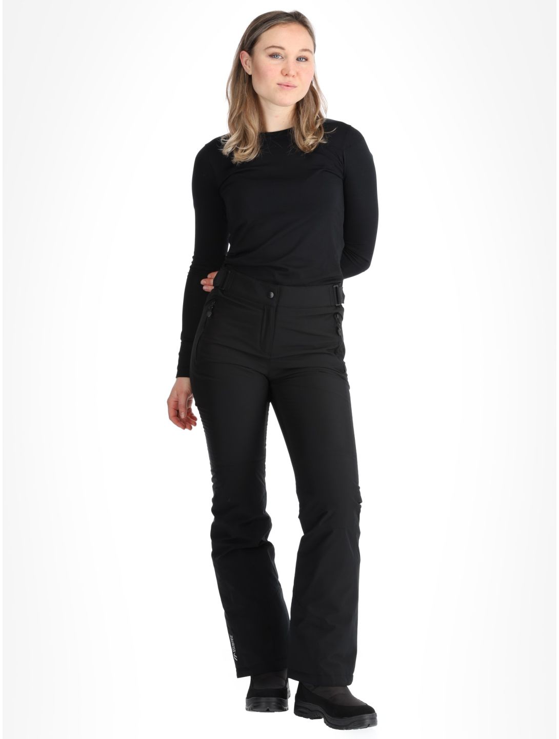 Maier Sports, Vroni slim skibroek dames Black zwart 