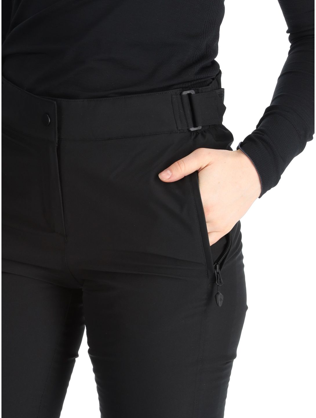 Maier Sports, Vroni slim skibroek dames Black zwart 