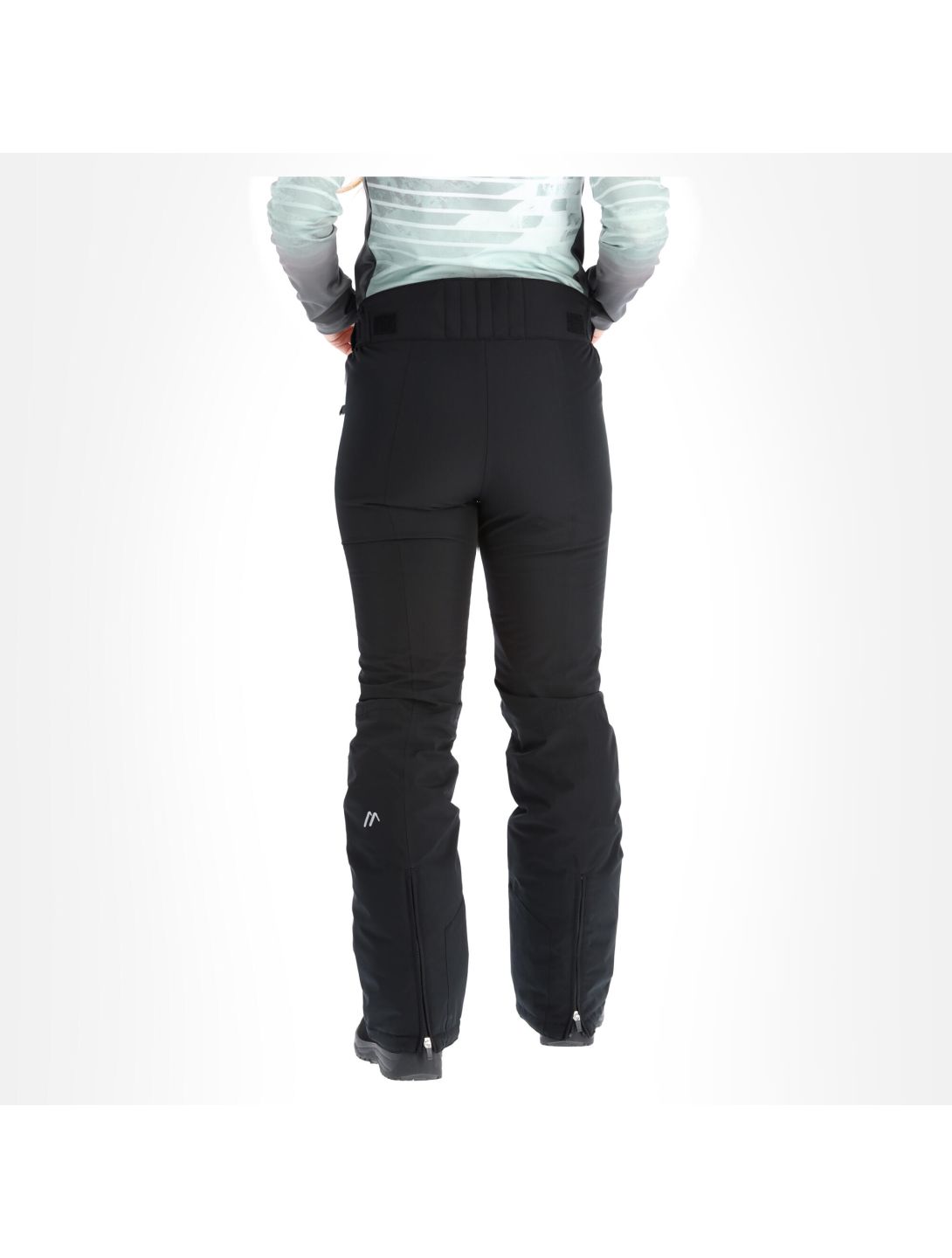 Maier Sports, Vroni slim skibroek kort model dames Black zwart 