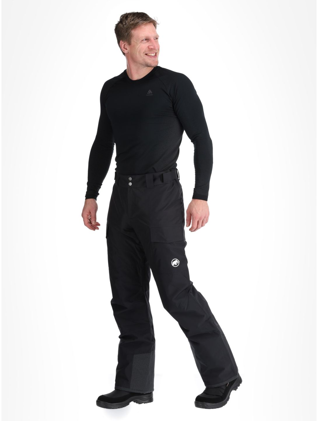 Mammut, Fall Line HS Thermo BA Skibroek Gevoerd heren Black Zwart 