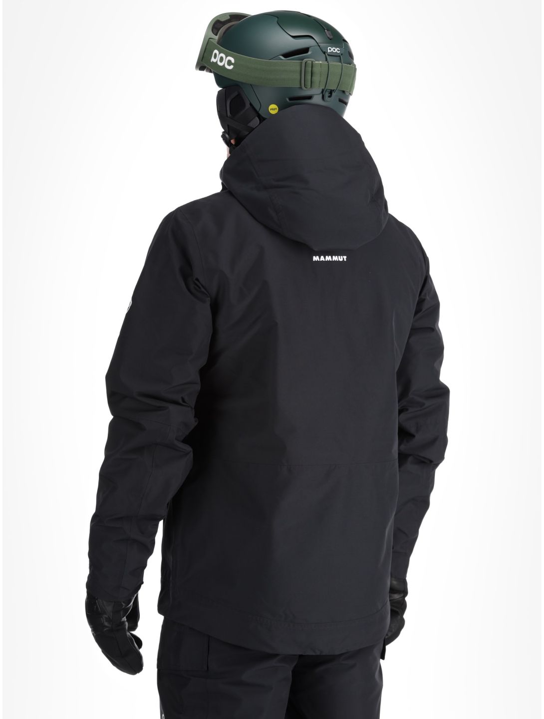 Mammut, Fall Line HS Thermo Hooded AA Jas gevoerd heren Black Zwart 