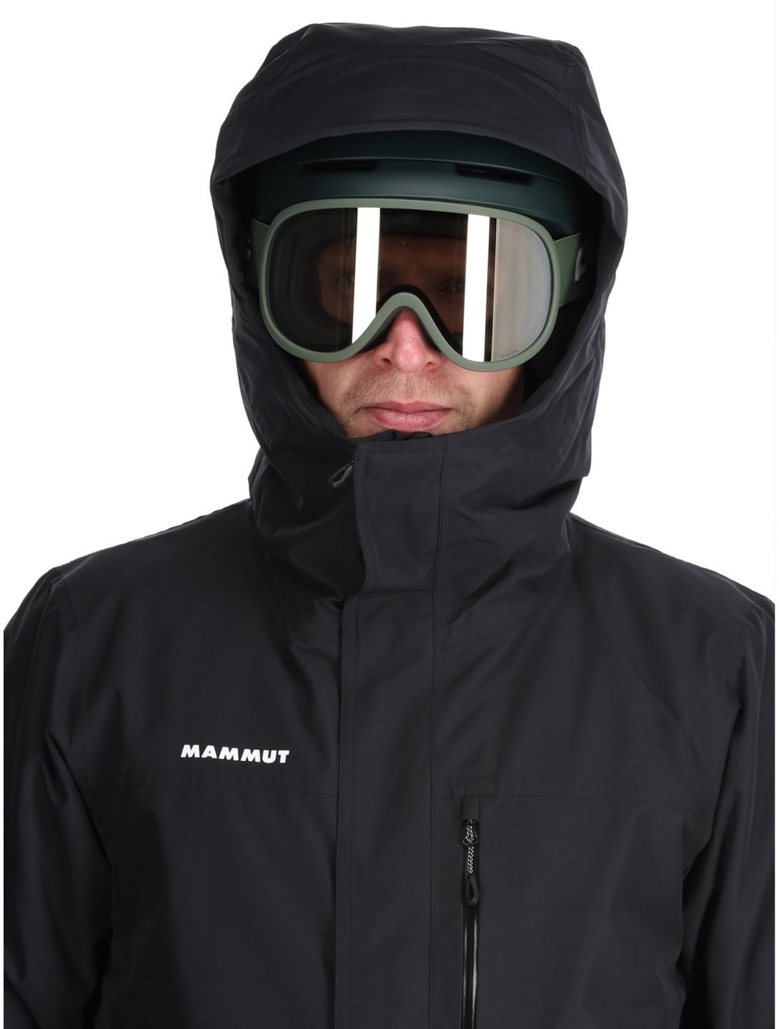 Mammut, Fall Line HS Thermo Hooded AA Jas gevoerd heren Black Zwart 