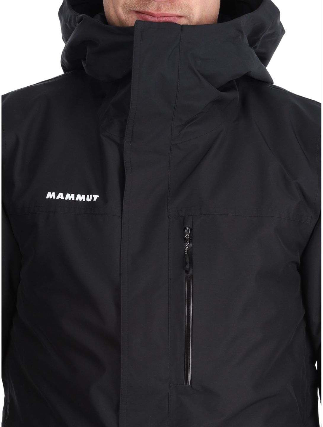 Mammut, Fall Line HS Thermo Hooded AA Jas gevoerd heren Black Zwart 