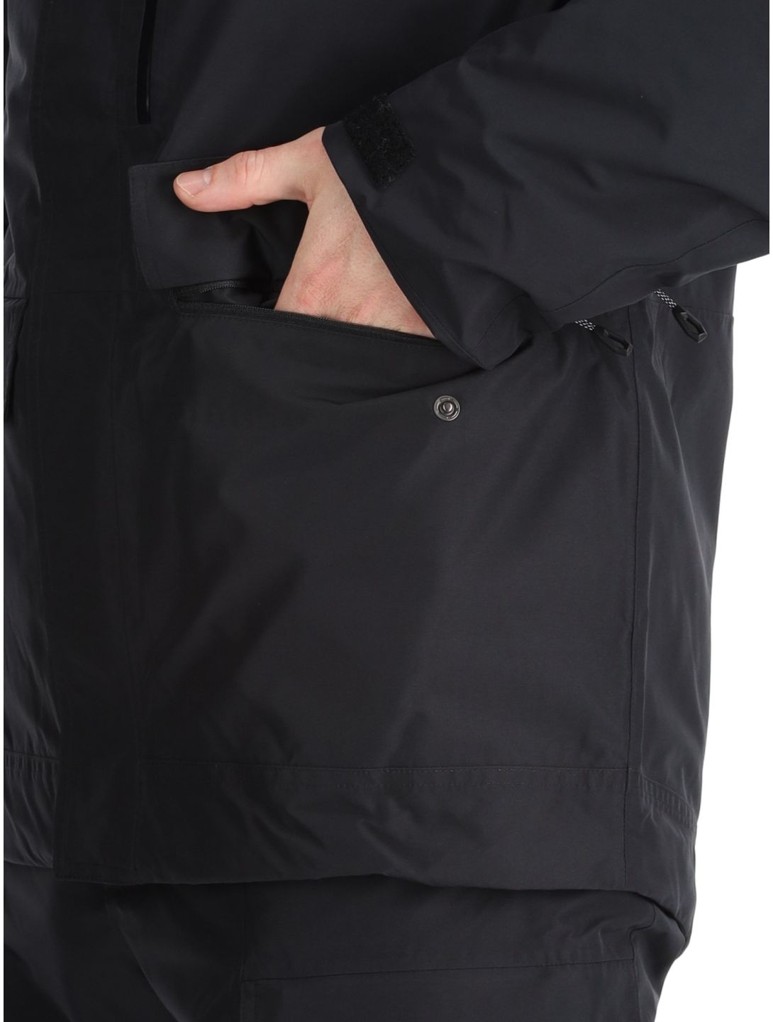 Mammut, Fall Line HS Thermo Hooded AA Jas gevoerd heren Black Zwart 