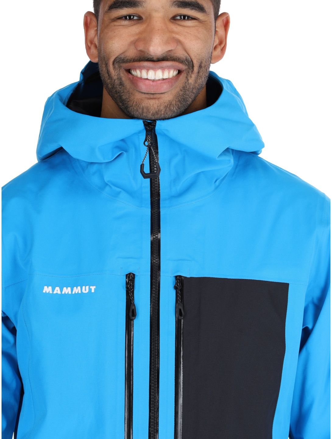 Mammut, Stoney HS Thermo Hooded AA Jas gevoerd heren Glacier Blue / Black Blauw, Zwart 