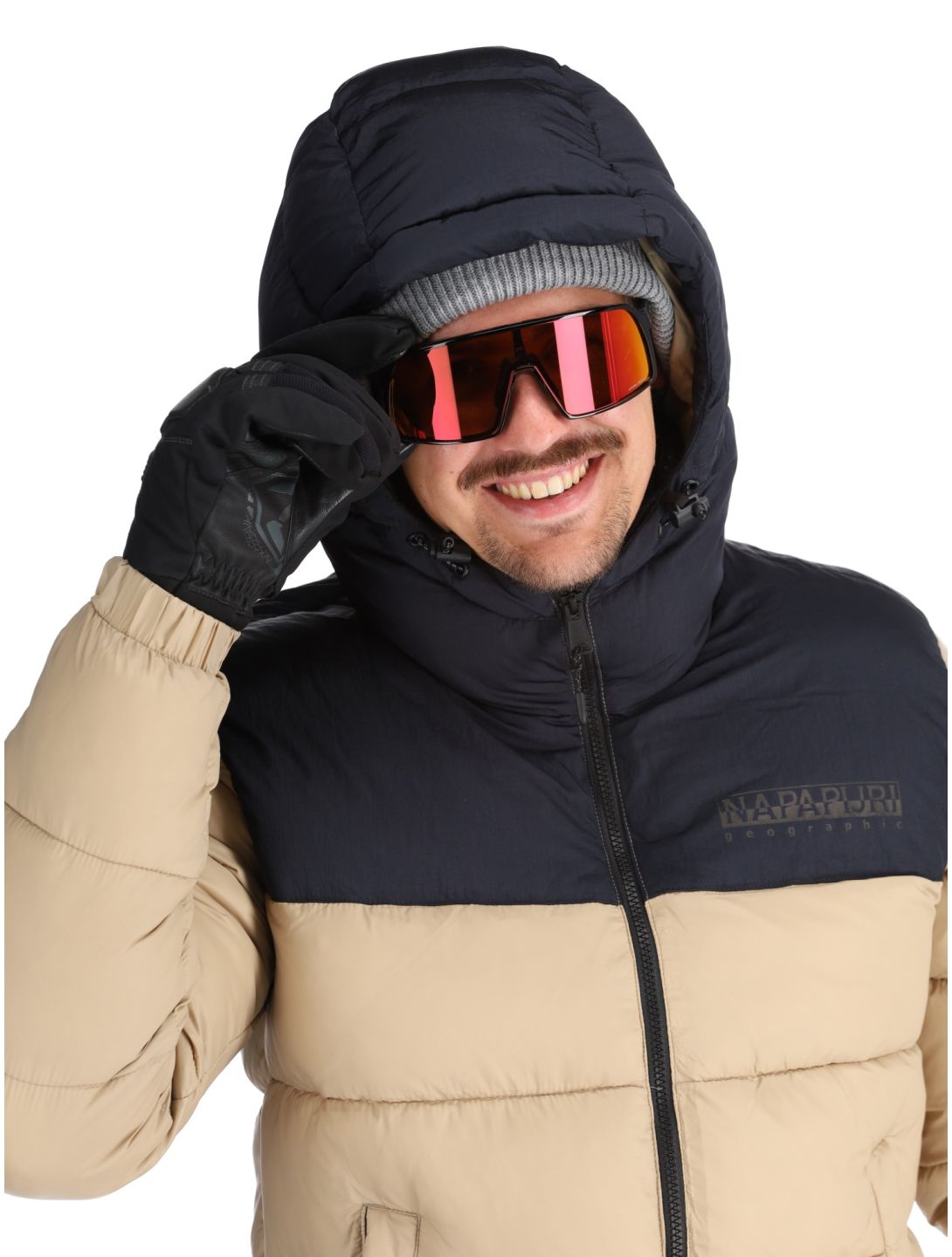 Napapijri, A-Hornelen ski-jas heren Beige Rocky beige 