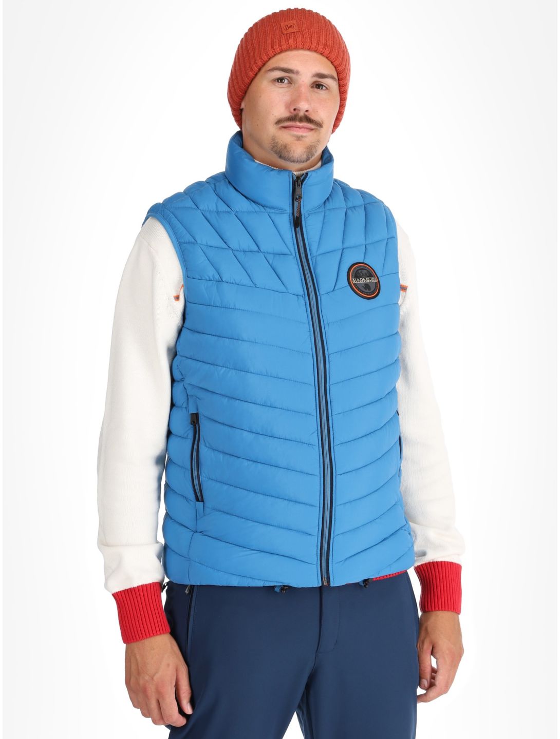 Napapijri, A-Lapaz V bodywarmer heren Blue Sapphire blauw 