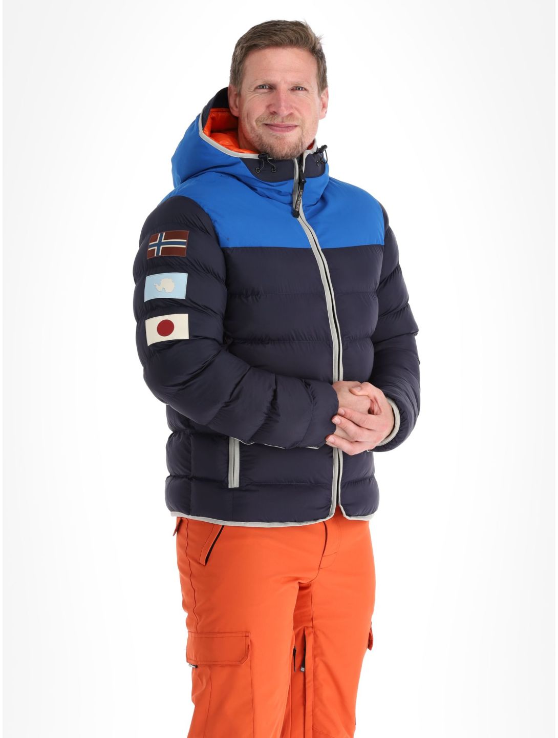 Napapijri, A-shackleton donsjas heren Blu Marine blauw 