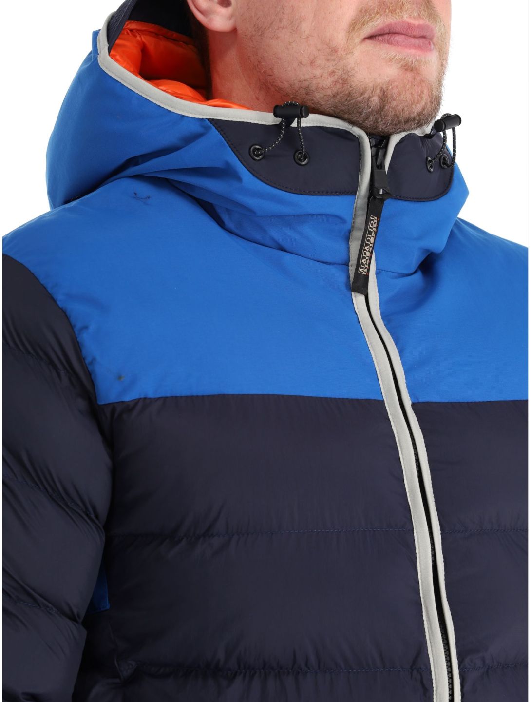 Napapijri, A-shackleton donsjas heren Blu Marine blauw | SkiWebShop