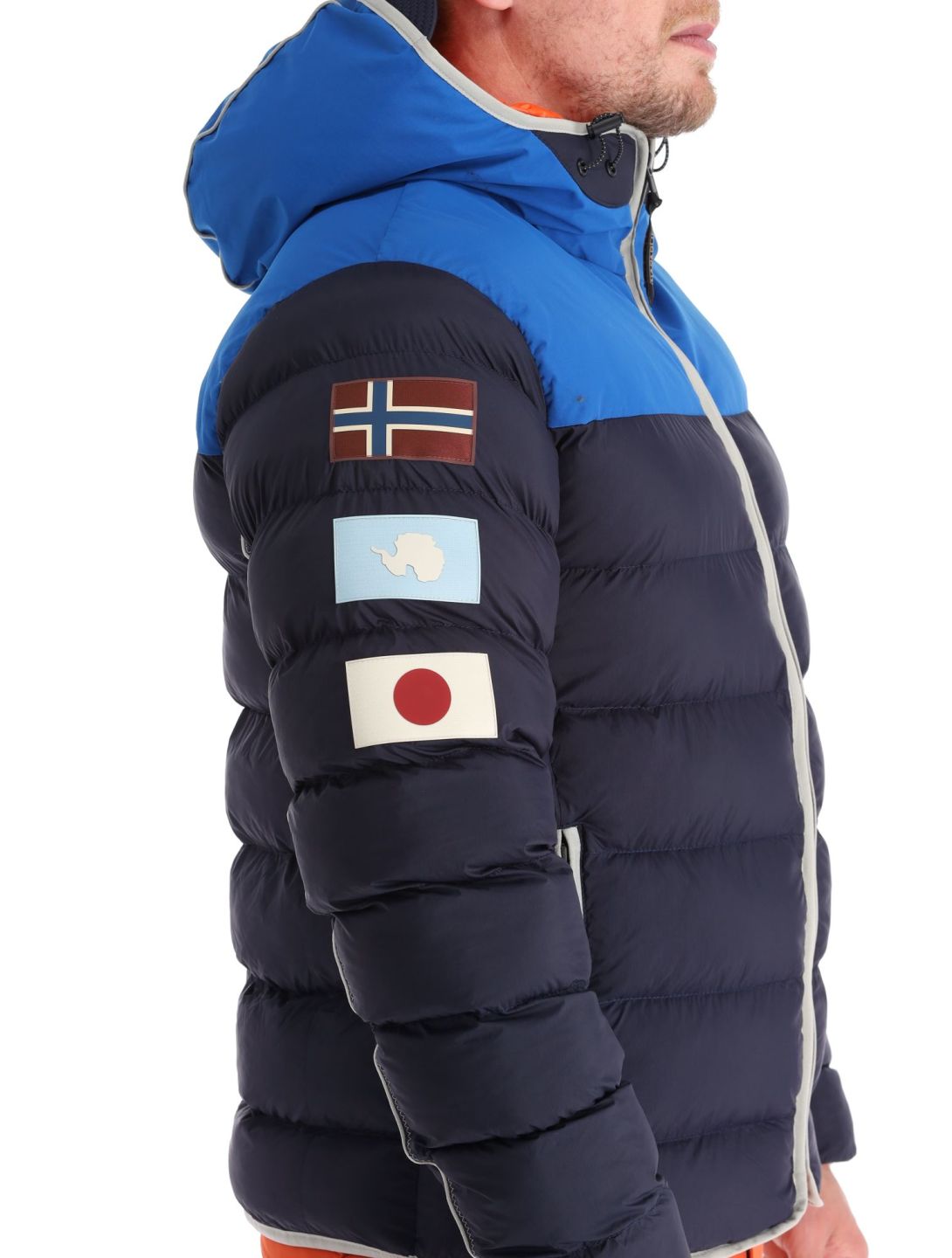 Napapijri, A-shackleton donsjas heren Blu Marine blauw | SkiWebShop