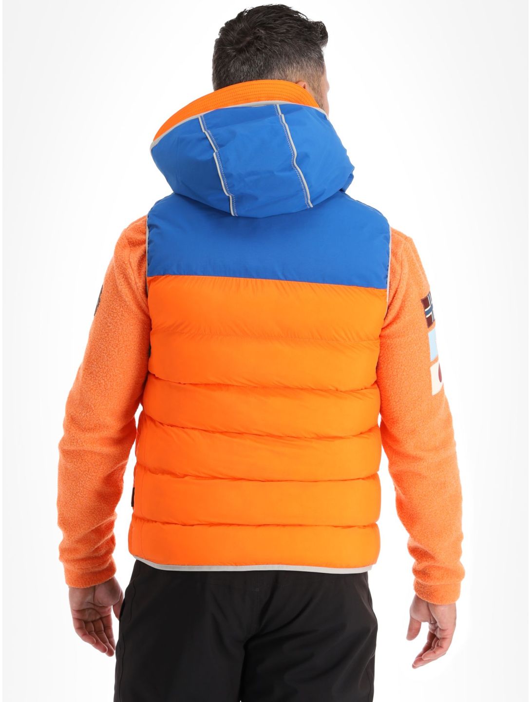 Napapijri, A-shackleton V bodywarmer heren Orange Red oranje 