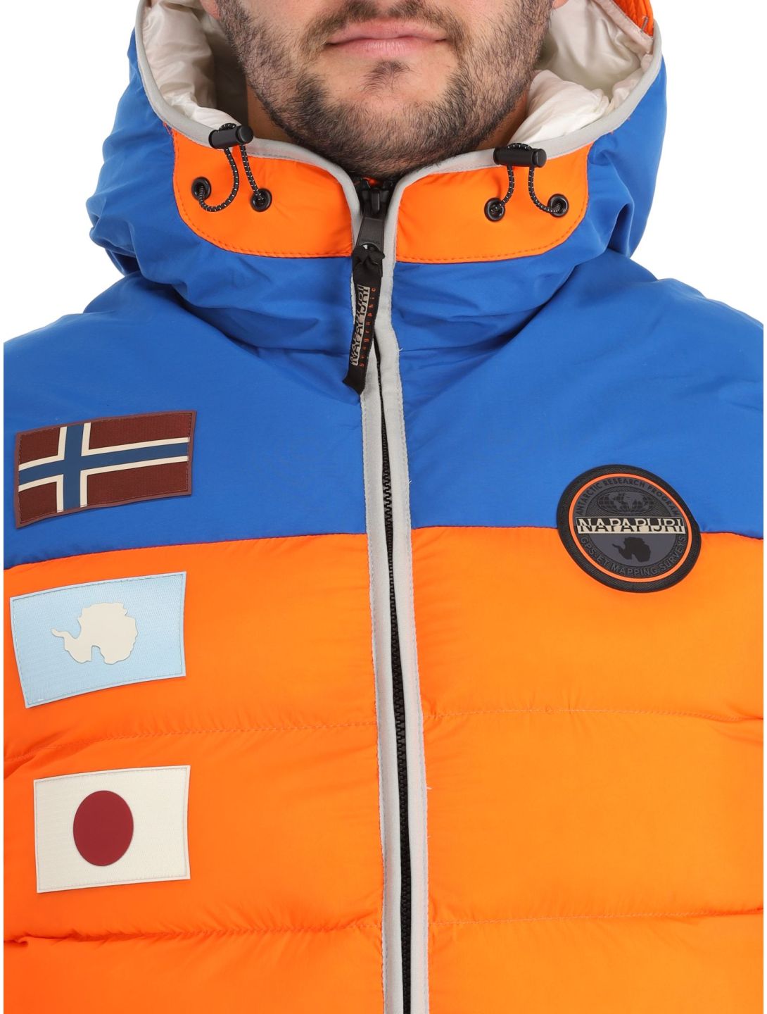 Napapijri, A-shackleton V bodywarmer heren Orange Red oranje 