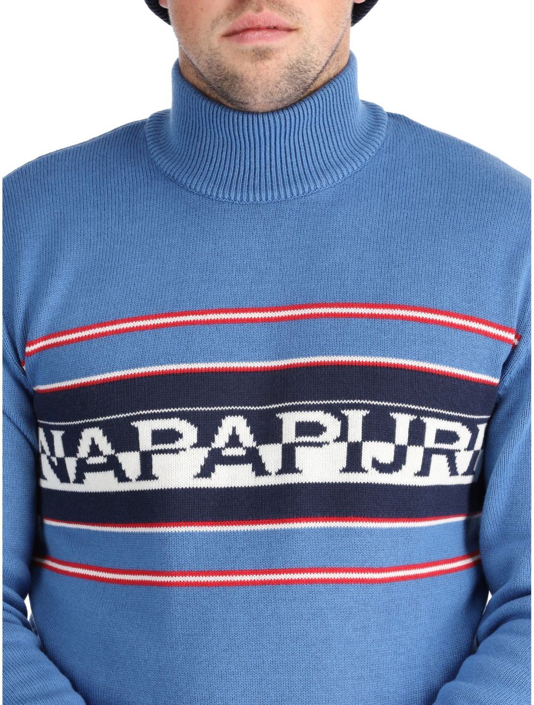 Napapijri, D-Sardona trui heren Blue Sapphire blauw 