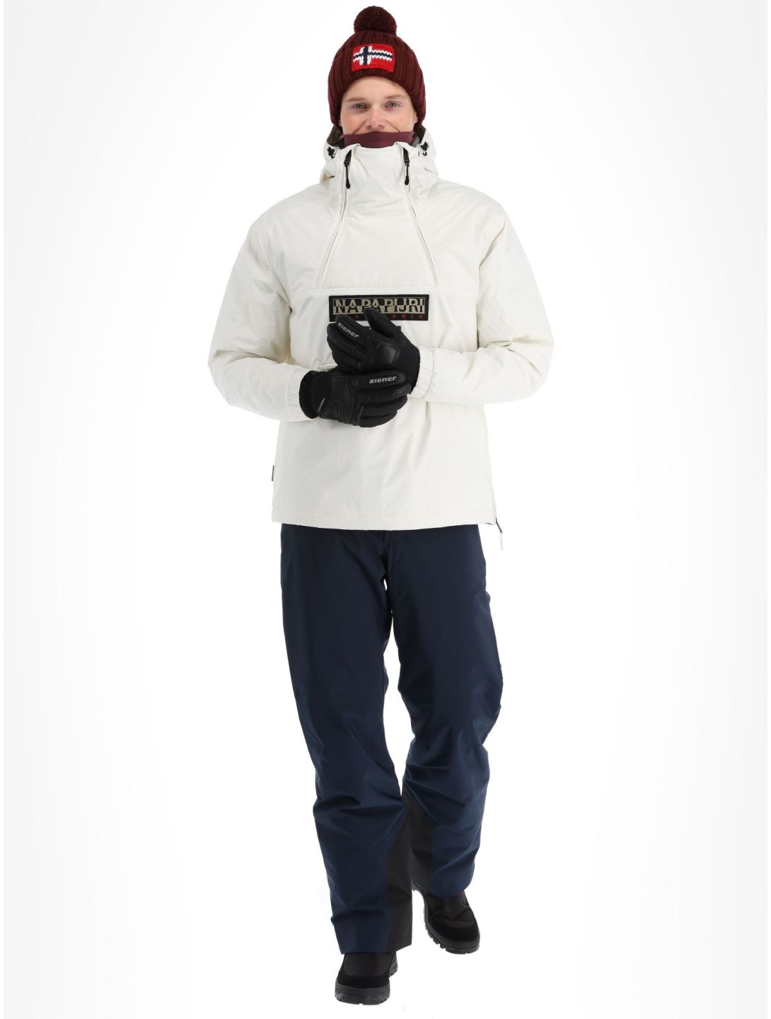 Napapijri, Northfarer 2.0 Wint winter anorak heren White Whisper wit 