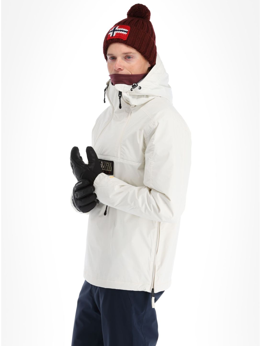 Napapijri, Northfarer 2.0 Wint winter anorak heren White Whisper wit 