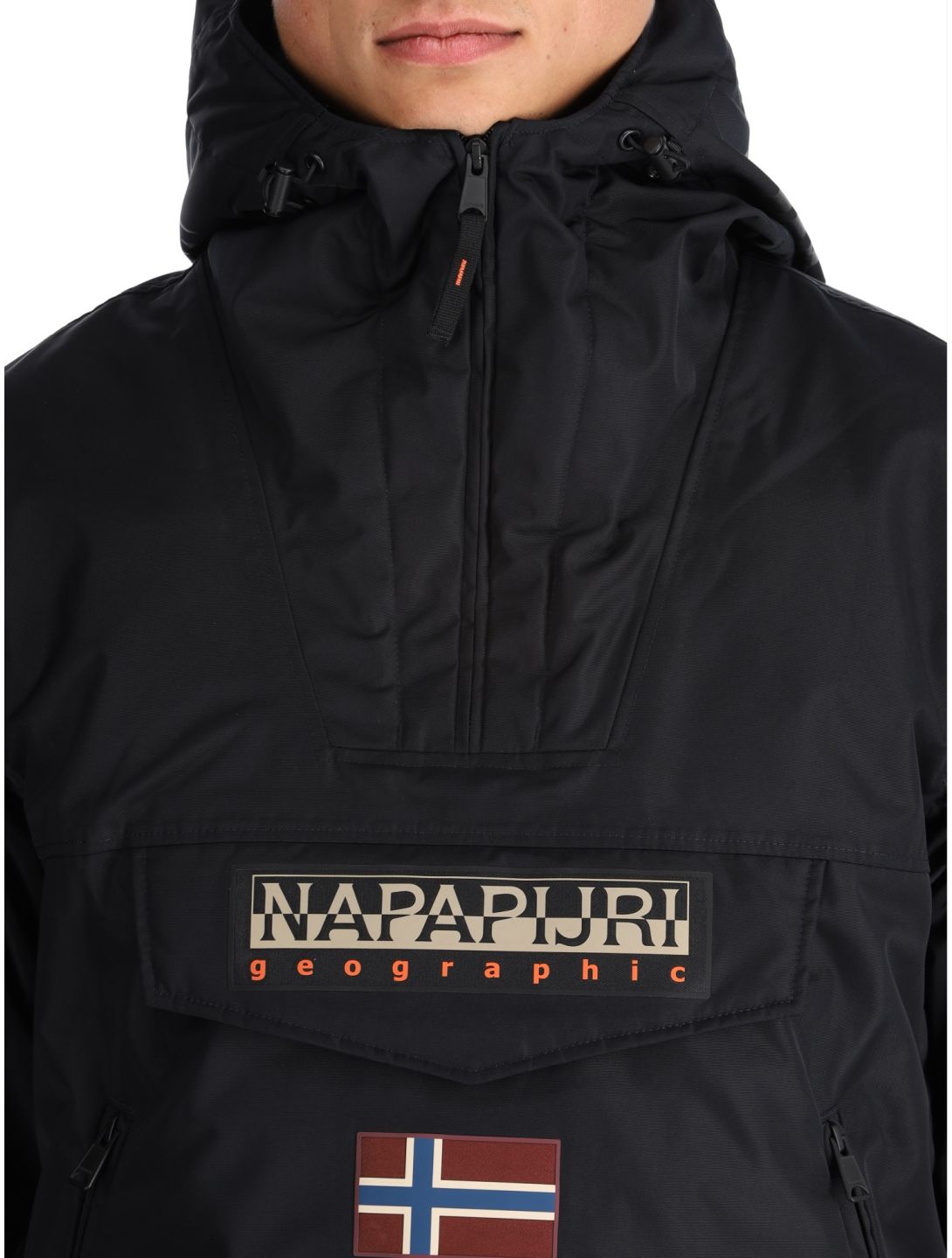 Napapijri, Rainforest Next AF Anorak heren Black Zwart 