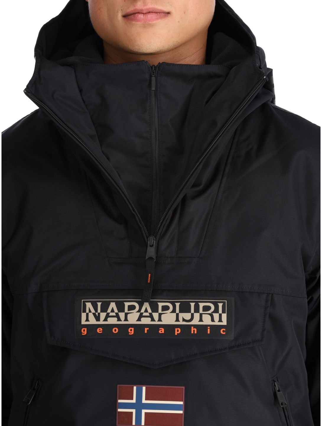 Napapijri, Rainforest Next AF Anorak heren Black Zwart 