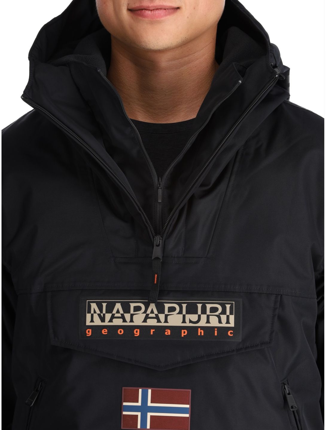 Napapijri, Rainforest Next AF Anorak heren Black Zwart 