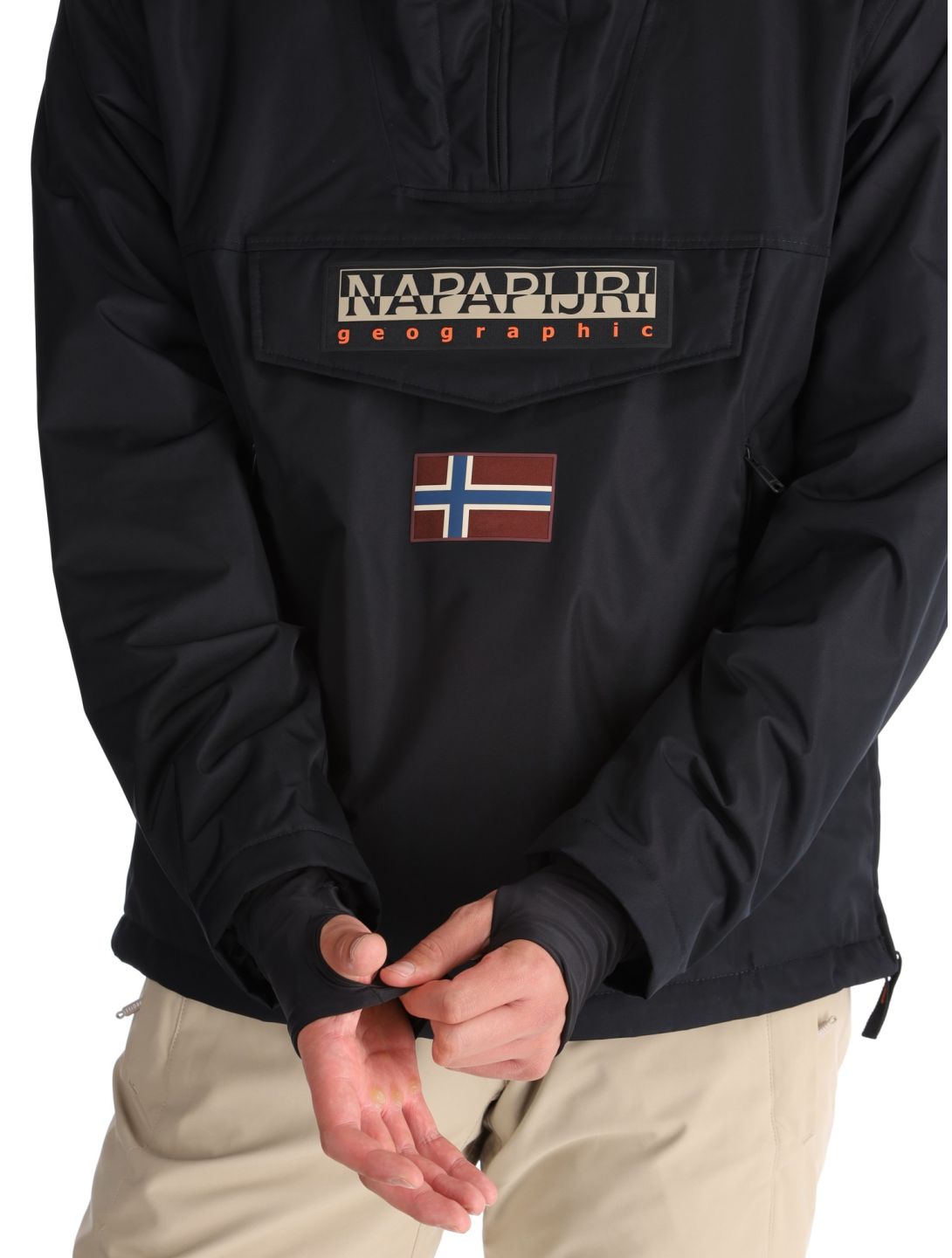 Napapijri, Rainforest Next AF Anorak heren Black Zwart 