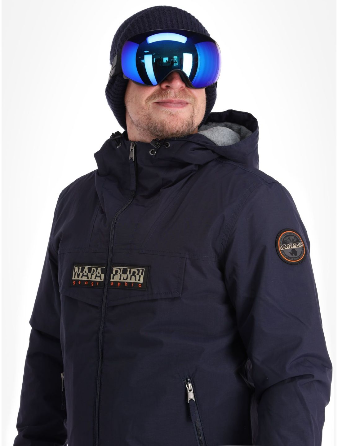 Napapijri, Rainforest Open Winter ski-jas heren Blu Marine blauw 