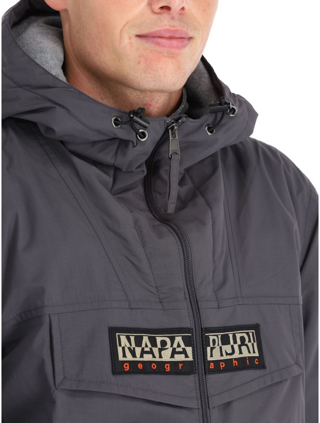 Napapijri, Rainforest Open Winter ski-jas heren Dark Grey Solid grijs 