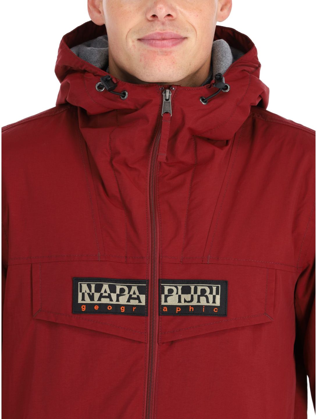 Napapijri, Rainforest Open Winter ski-jas heren Vintage Amaranth rood 