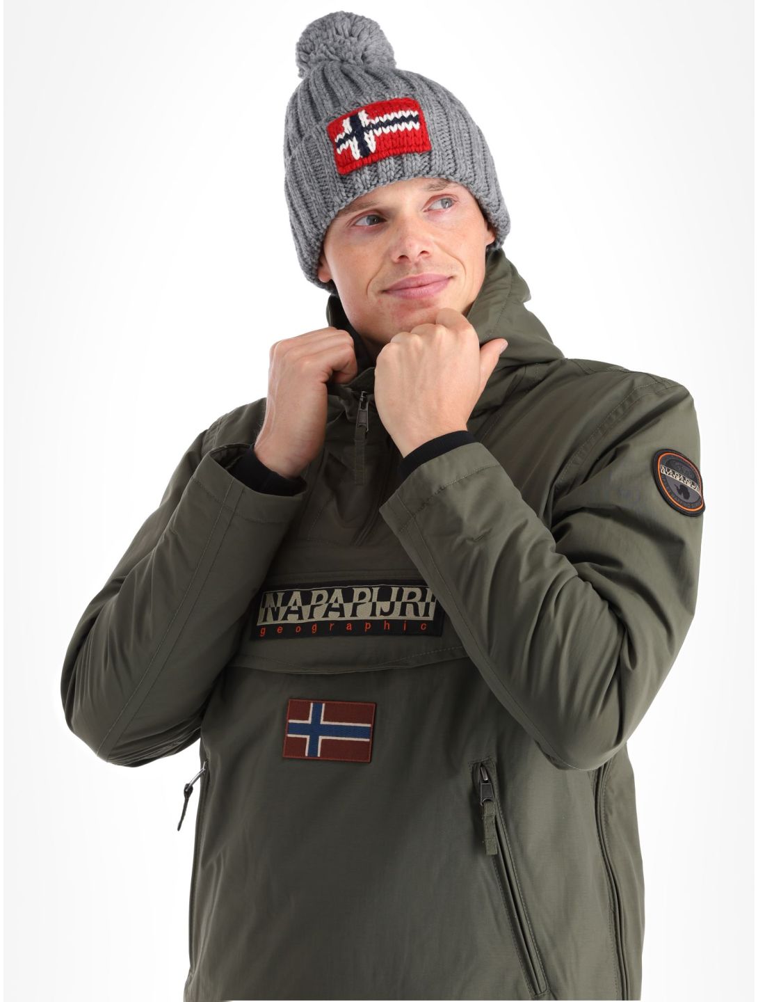 Napapijri, Rainforest Pocket 2 winter anorak heren Green Depths groen 