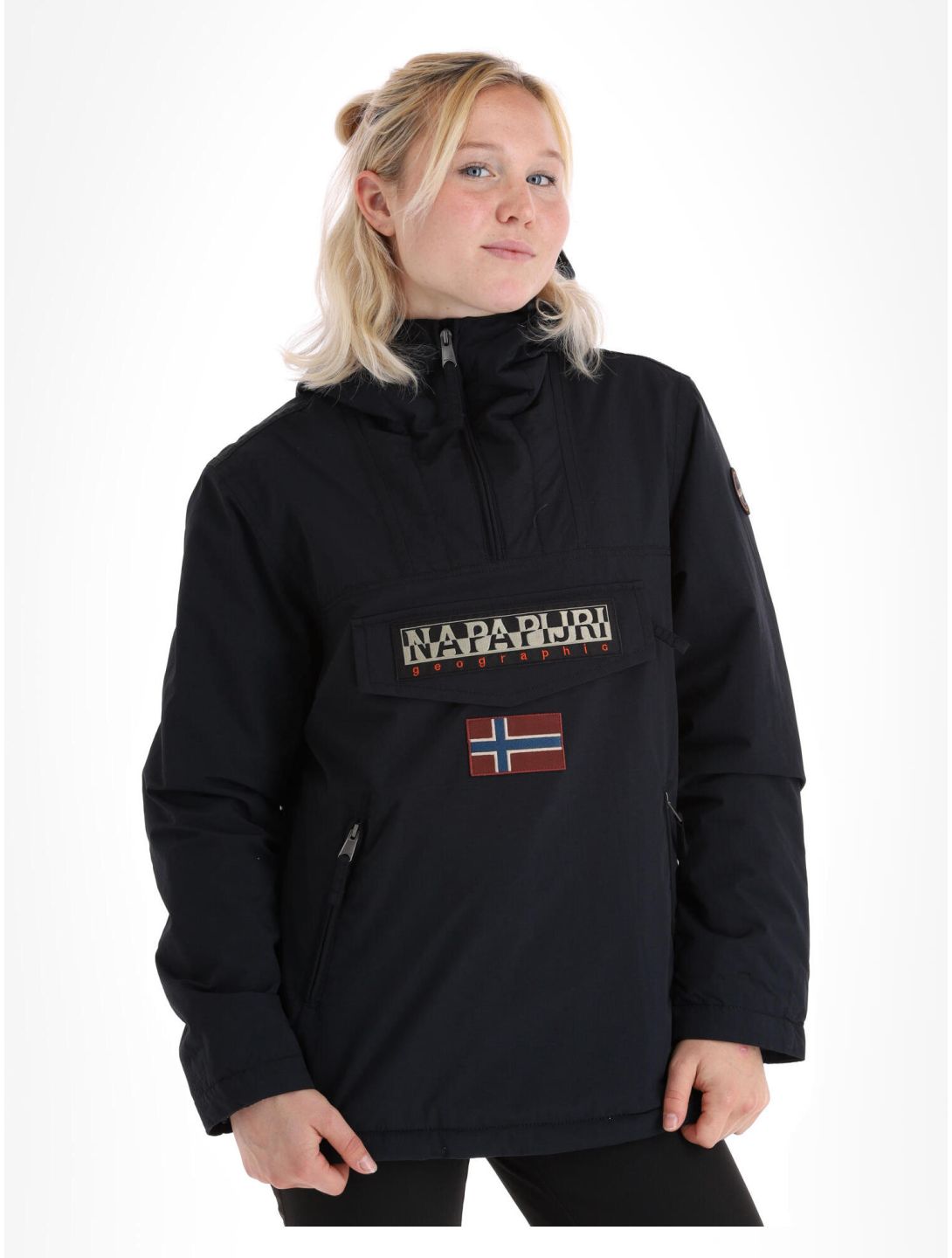 Napapijri, Rainforest W Pkt 4 winter anorak dames Black 041 zwart 