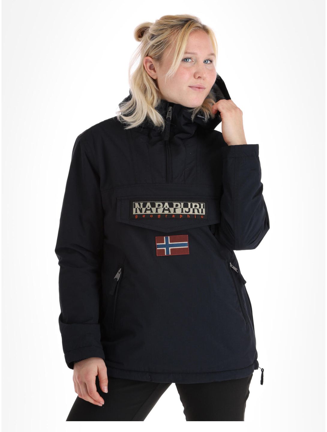 Napapijri, Rainforest W Pkt 4 winter anorak dames Black 041 zwart 