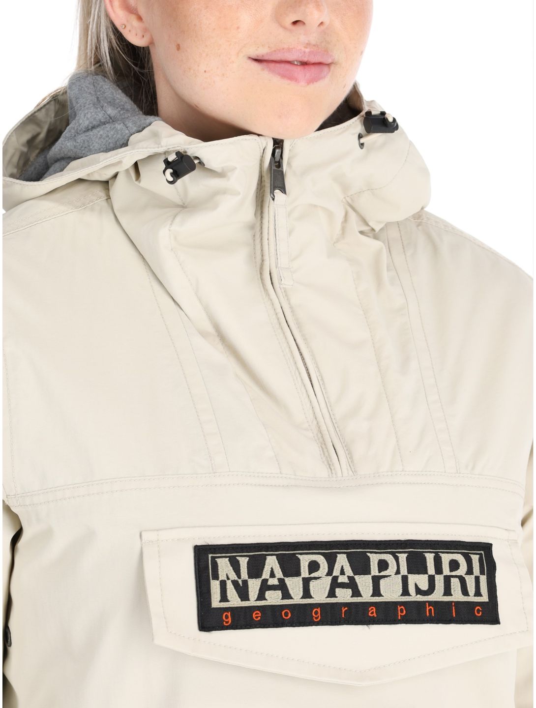 Napapijri, Rainforest W Winter 5 winter anorak dames Beige Silver beige 