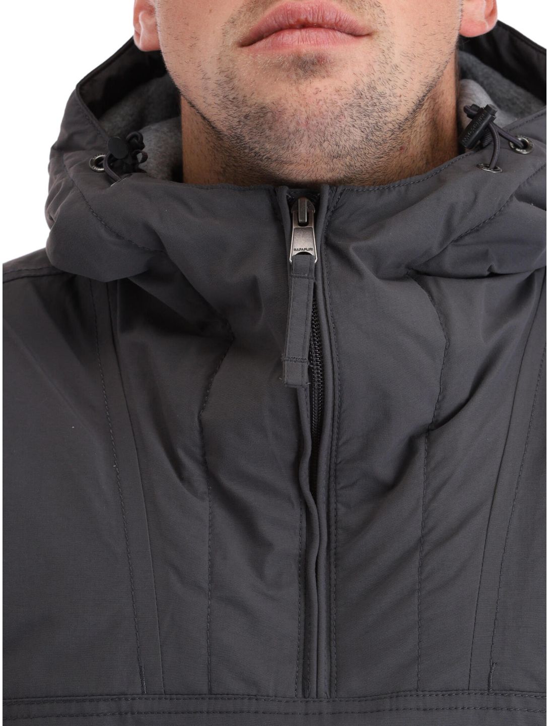 Napapijri, Rainforest Winter 3 winter anorak heren Dark Grey Solid grijs 