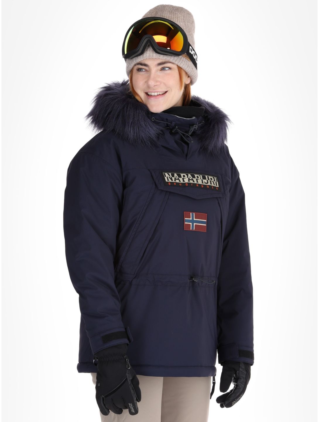 Napapijri, Skidoo W 2.0 AF Anorak dames Blue Marine Blauw 