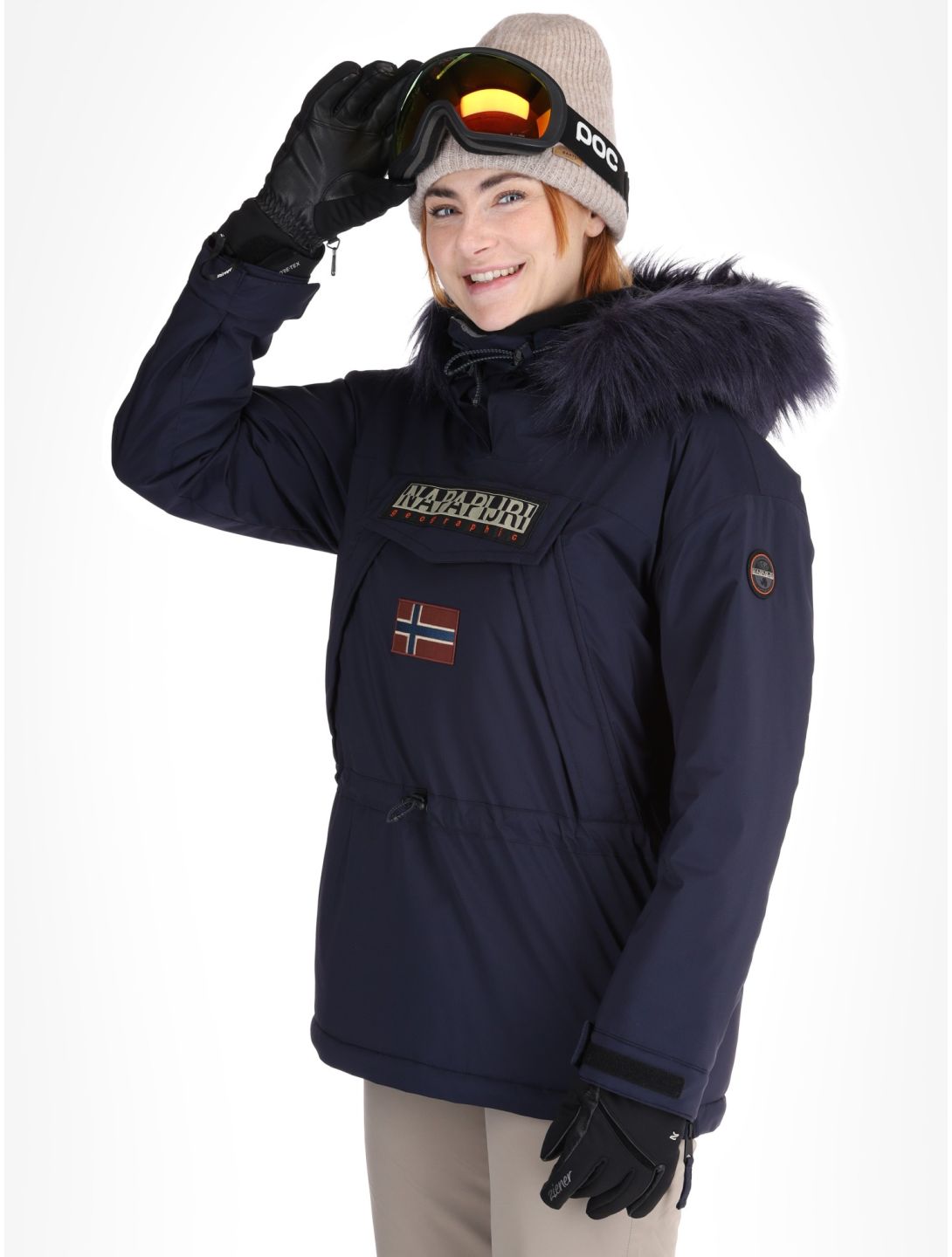 Napapijri, Skidoo W 2.0 AF Anorak dames Blue Marine Blauw 